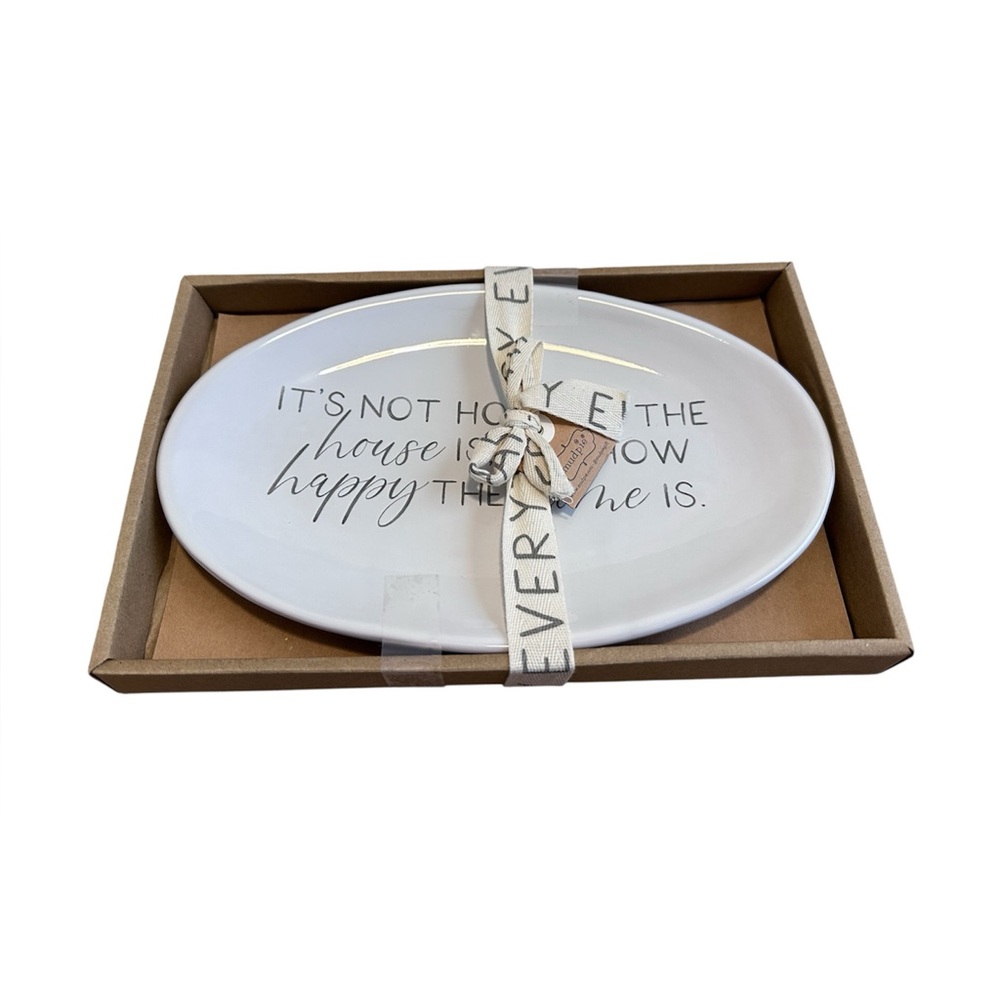 NWT Mudpie Key Dish Small Plate Novelty Gift Housewarming Kitchen Cute Minimal